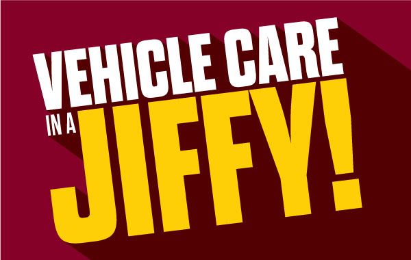 Vehicle care at Jiffy Lube