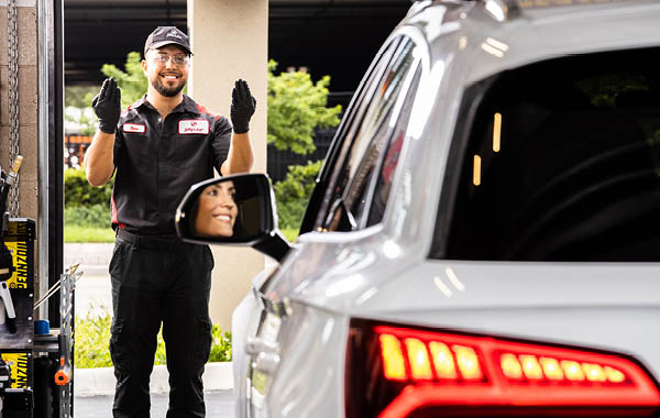 drive-thru oil change at jiffy lube