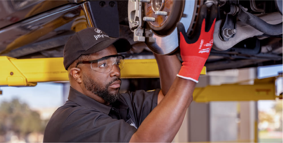 jiffy lube tire and ring service tablet banner