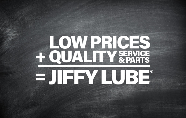 jiffy lube plus quality service and parts equals jiffy lube